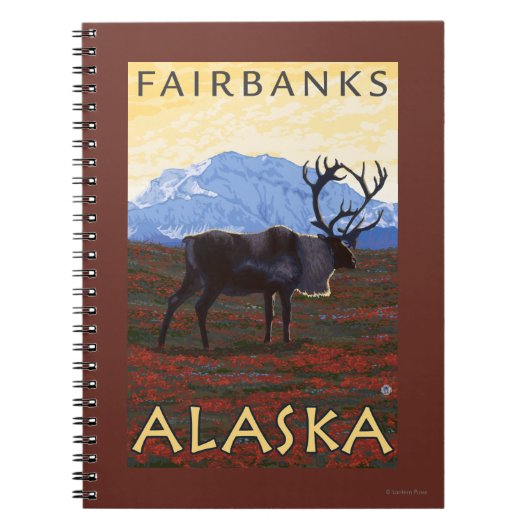 Cariou Scene - Fairbanks, Alaska Notitieboek (Voorkant)