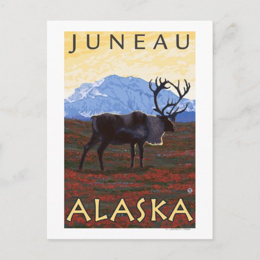 Cariou Scene - Juneau, Alaska Briefkaart (Voorkant)
