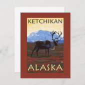 Cariou Scene - Ketchikan, Alaska Briefkaart (Voorkant / Achterkant)
