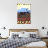 Cariou Scene - Ketchikan, Alaska Canvas Afdruk (Insitu (Slaapkamer))