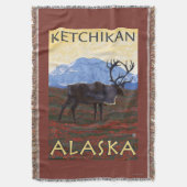 Cariou Scene - Ketchikan, Alaska Deken (Voorkant Verticaal)