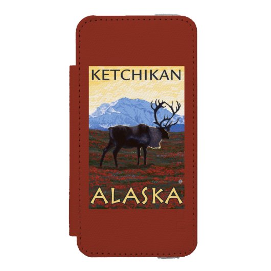 Cariou Scene - Ketchikan, Alaska Incipio iPhone Portemonnee Hoesje (Voorkant Agenda)