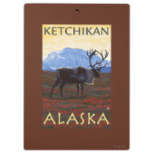 Cariou Scene - Ketchikan, Alaska Klembord (Achterkant)