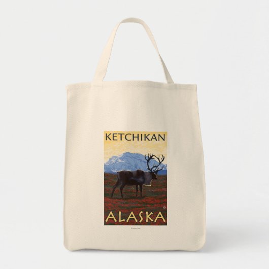 Cariou Scene - Ketchikan, Alaska Tote Bag (Voorkant)