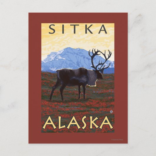 Cariou Scene - Sitka, Alaska Briefkaart (Voorkant)