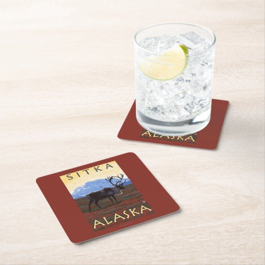 Cariou Scene - Sitka, Alaska Kartonnen Onderzetters (Insitu)