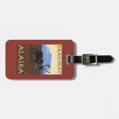 Cariou Scene - Skagway, Alaska Bagagelabel (Voorkant horizontaal)