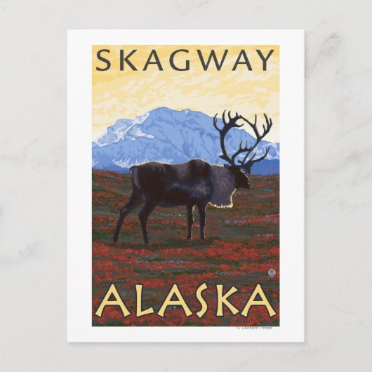 Cariou Scene - Skagway, Alaska Briefkaart (Voorkant)