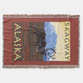 Cariou Scene - Skagway, Alaska Deken (Voorkant)