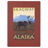 Cariou Scene - Skagway, Alaska Klembord (Achterkant)