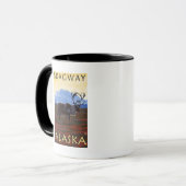 Cariou Scene - Skagway, Alaska Mok (Voorkant links)