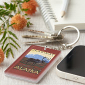 Cariou Scene - Skagway, Alaska Sleutelhanger (Voorkant Rechts)