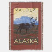 Cariou Scene - Valdez, Alaska Deken (Voorkant Verticaal)