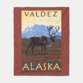 Cariou Scene - Valdez, Alaska Fleece Deken (Voorkant)
