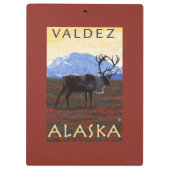 Cariou Scene - Valdez, Alaska Klembord (Achterkant)