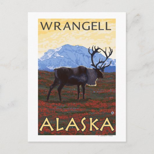 Cariou Scene - Wrangell, Alaska Briefkaart (Voorkant)