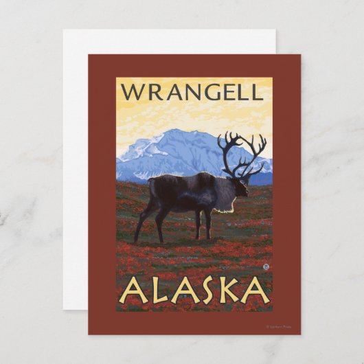 Cariou Scene - Wrangell, Alaska Briefkaart (Voorkant / Achterkant)