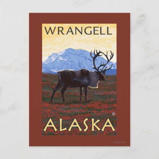 Cariou Scene - Wrangell, Alaska Briefkaart (Voorkant)