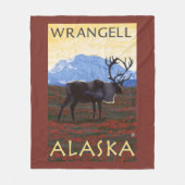 Cariou Scene - Wrangell, Alaska Fleece Deken (Voorkant)