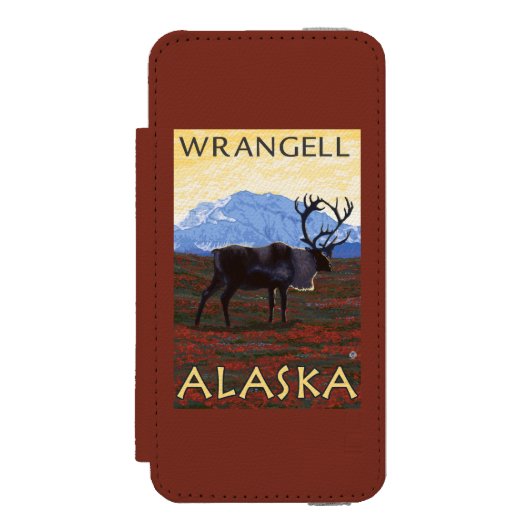 Cariou Scene - Wrangell, Alaska Incipio iPhone Portemonnee Hoesje (Voorkant Agenda)