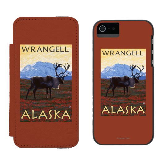 Cariou Scene - Wrangell, Alaska Incipio iPhone Portemonnee Hoesje (Naast elkaar)