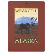 Cariou Scene - Wrangell, Alaska Klembord (Achterkant)