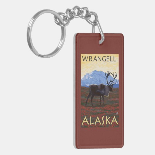 Cariou Scene - Wrangell, Alaska Sleutelhanger (Voorkant Links)