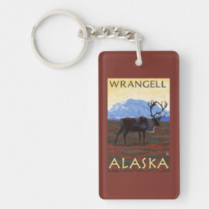 Cariou Scene - Wrangell, Alaska Sleutelhanger