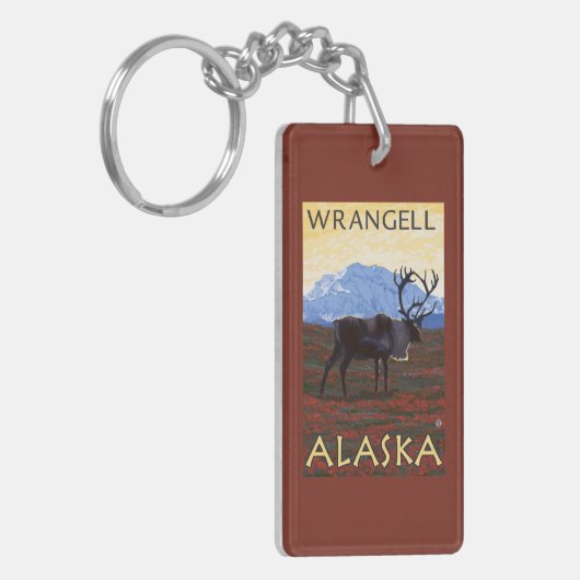Cariou Scene - Wrangell, Alaska Sleutelhanger (Voorkant Links)