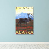 Cariou Scene - Yukon, Alaska Canvas Afdruk (Insitu (Houten vloer))