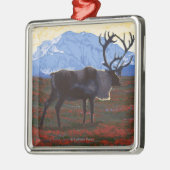 Cariou Scene - Yukon, Alaska Metalen Ornament (Links)