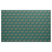 Cariou Silhouettes Blauwgroen bos Stof (Fat Quarter)