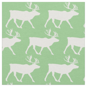 Cariou Silhouettes Green Baby Stof