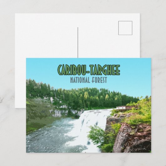 Cariou Targhee National Forest Idaho Briefkaart (Voorkant / Achterkant)