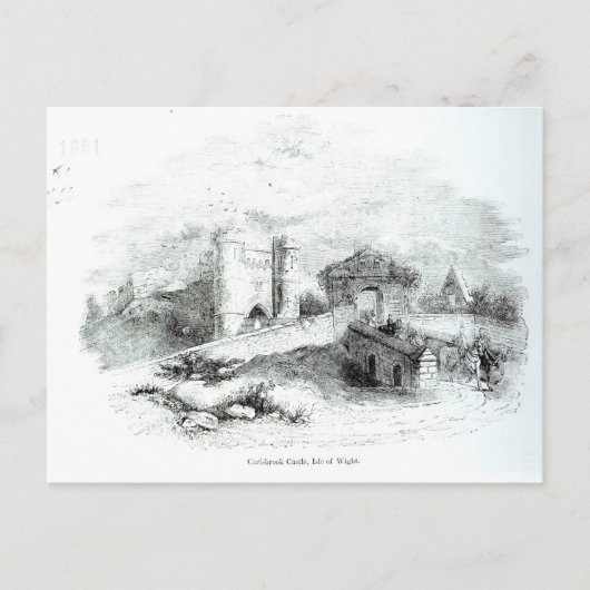 Carisbrook Castle, eiland Wight Briefkaart (Voorkant)