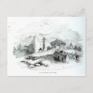 Carisbrook Castle, eiland Wight Briefkaart