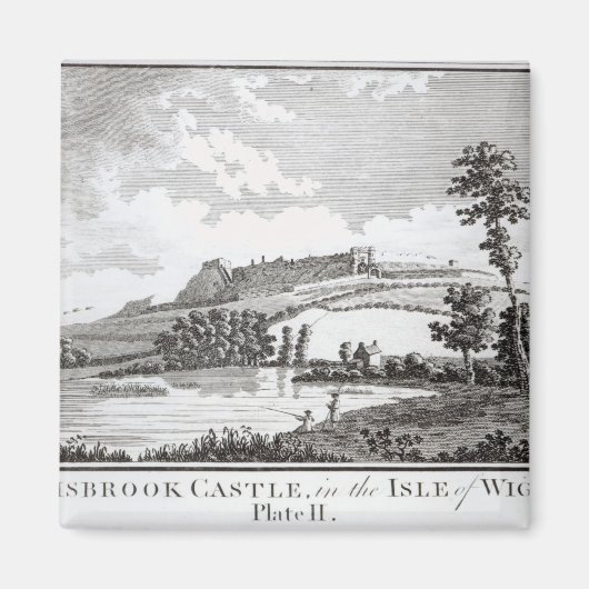 Carisbrook Castle, op het eiland Wight Magneet (Voorkant)