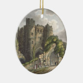 Carisbrook Castle uit 'The Isle of Wight Illustr' Keramisch Ornament (Rechts)