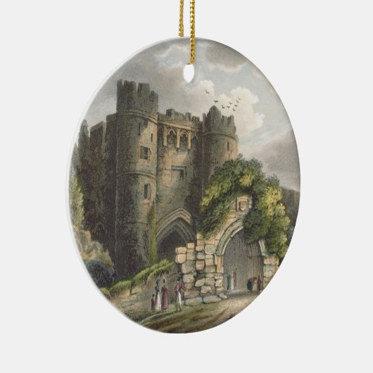 Carisbrook Castle uit 'The Isle of Wight Illustr' Keramisch Ornament (Rechts)