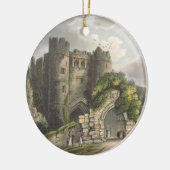 Carisbrook Castle uit 'The Isle of Wight Illustr' Keramisch Ornament (Links)