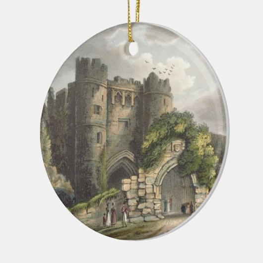 Carisbrook Castle uit 'The Isle of Wight Illustr' Keramisch Ornament (Links)