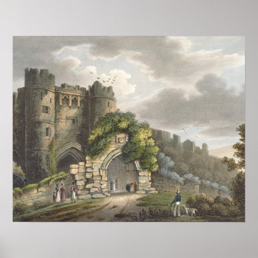 Carisbrook Castle uit 'The Isle of Wight Illustr' Poster (Voorkant)