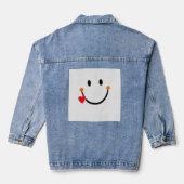 Carita Sonriente con Corazón Denim Jacket (Achterkant)