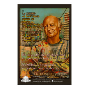 Caritas vs Solidariteit - Eduardo Galeano Quote - Perfect Poster