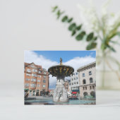 Caritas Well Fontein Kopenhagen Denemarken Briefkaart (Staand voorkant)