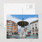Caritas Well Fontein Kopenhagen Denemarken Briefkaart (Voorkant / Achterkant)