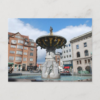 Caritas Well Fontein Kopenhagen Denemarken Briefkaart