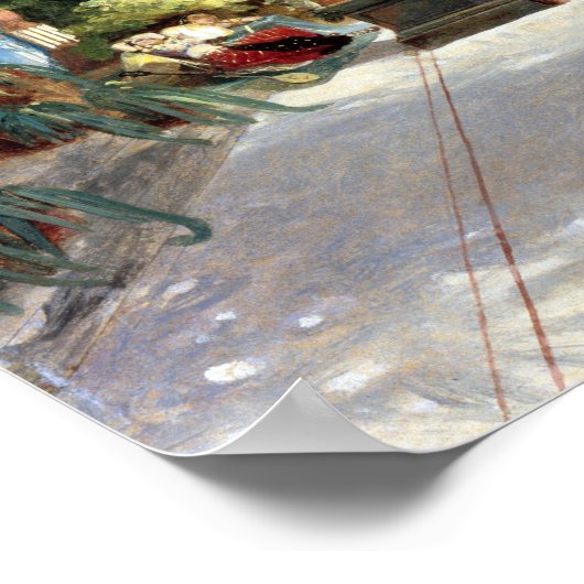 Carl Blechen The Interior of the Palm House Poster (Hoek)