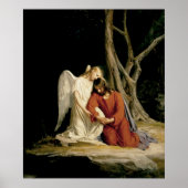 Carl Bloch Angel en Jesus Poster (Voorkant)