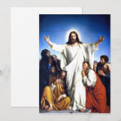 Carl Bloch artwork, Christus Consulator Feestdagenkaart (Voorkant / Achterkant)